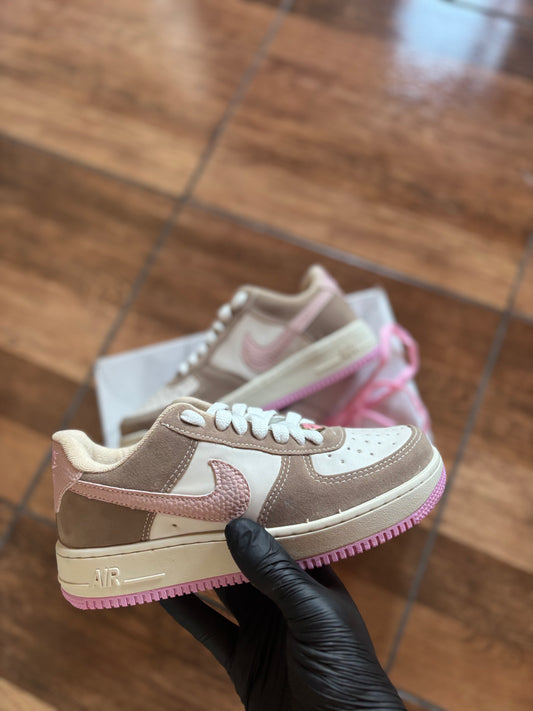 NIKE AIR FOR ONE PINK&BROWN