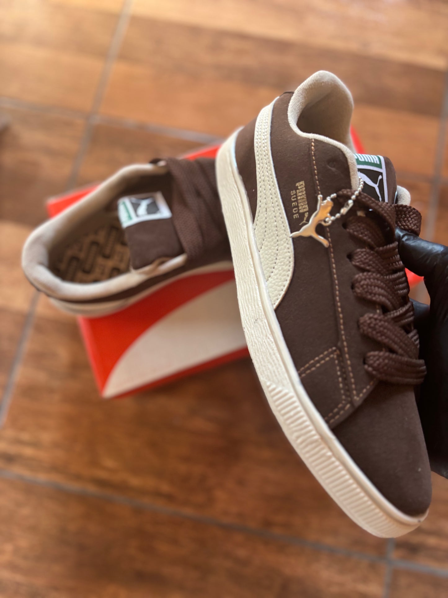 PUMAS SUEDE CLASSIC BROWN